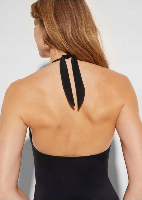 B.P.C tankini czarne wiązane z figami 46.