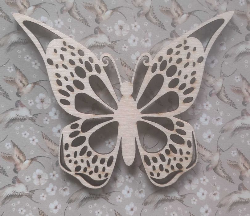 Drewniany Motyl Sklejka Scrapbooking Decoupage Kreatywna Zabawa mo7b