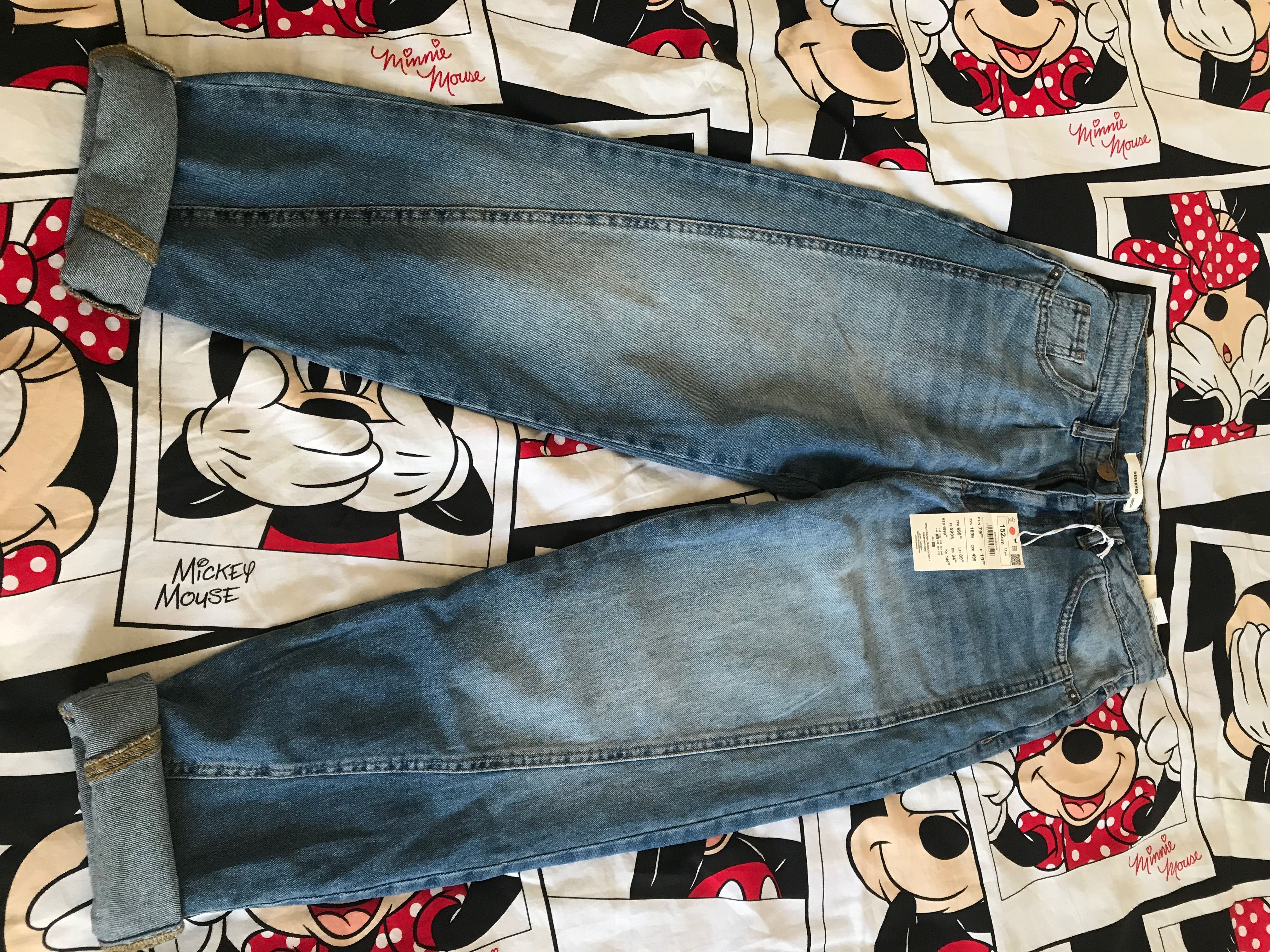 Spodnie jeansy 152