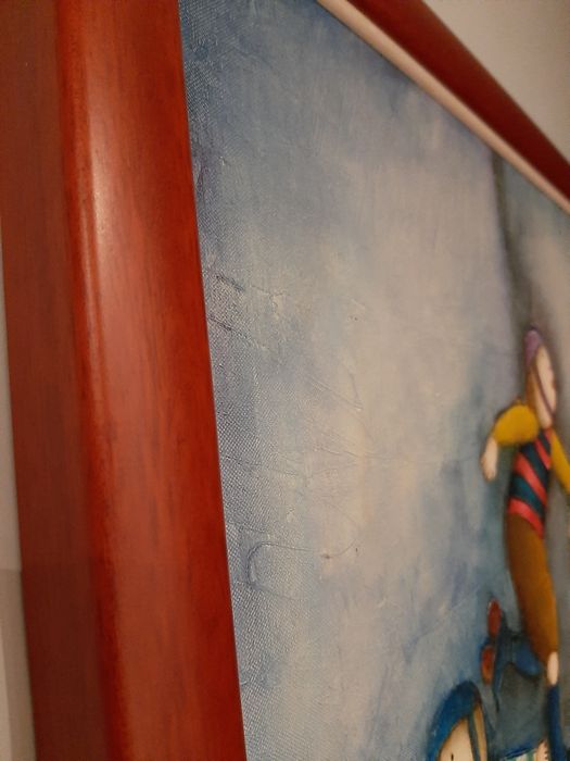 Quadro pintado a óleo