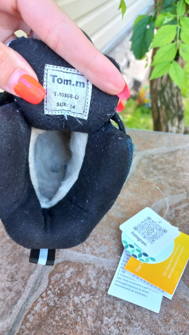 Зимние ботинки Tom.m 24 размер