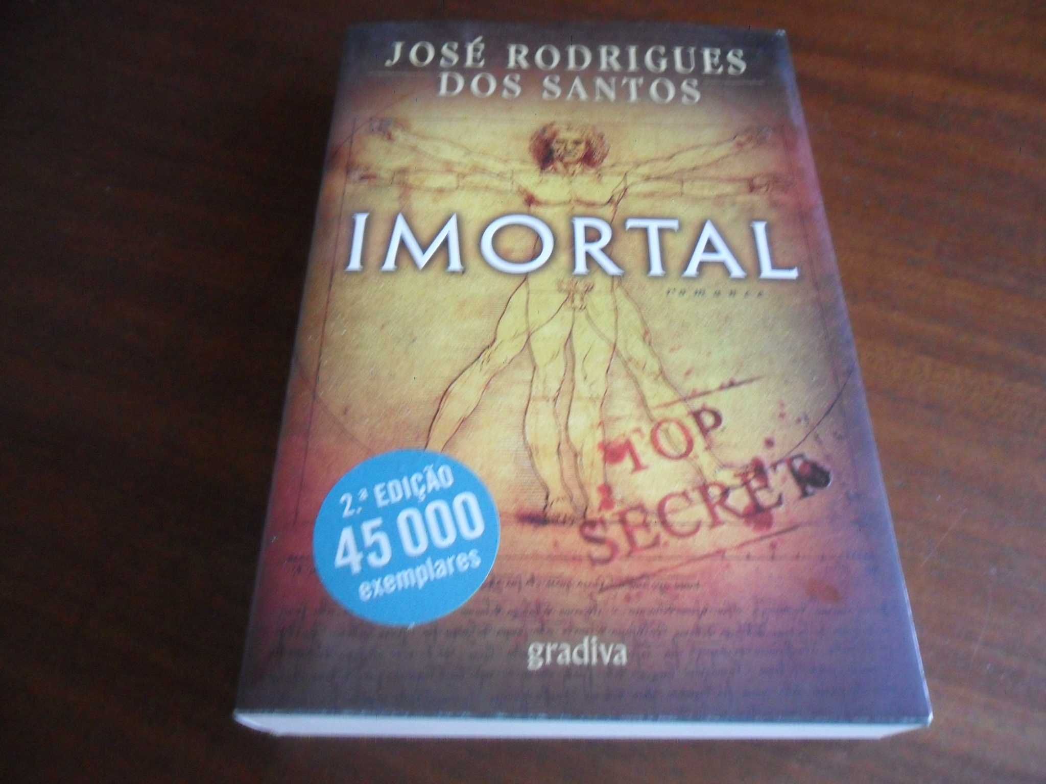 "IMORTAL" de José Rodrigues dos Santos - 2ª Edição de 2019