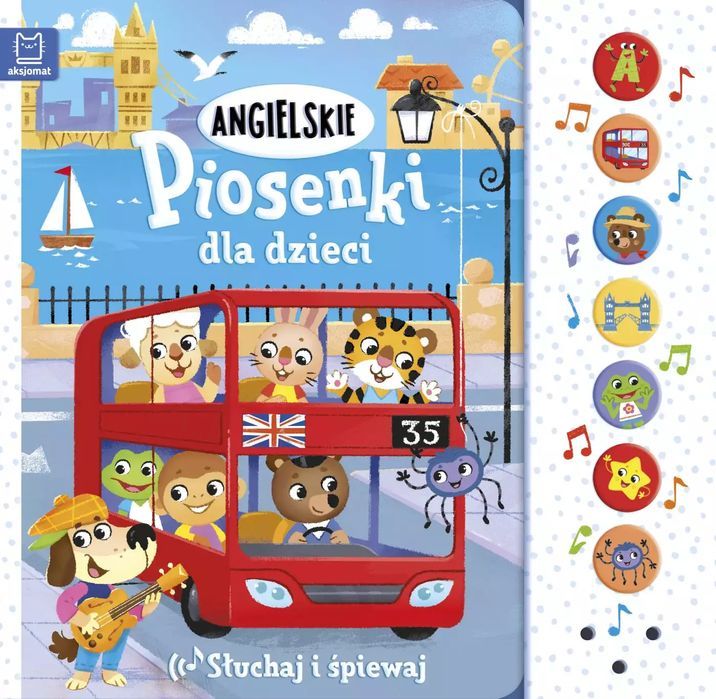 Słuchaj I Śpiewaj. Angielskie Piosenki Dla Dzieci Praca Zbiorowa Nowa