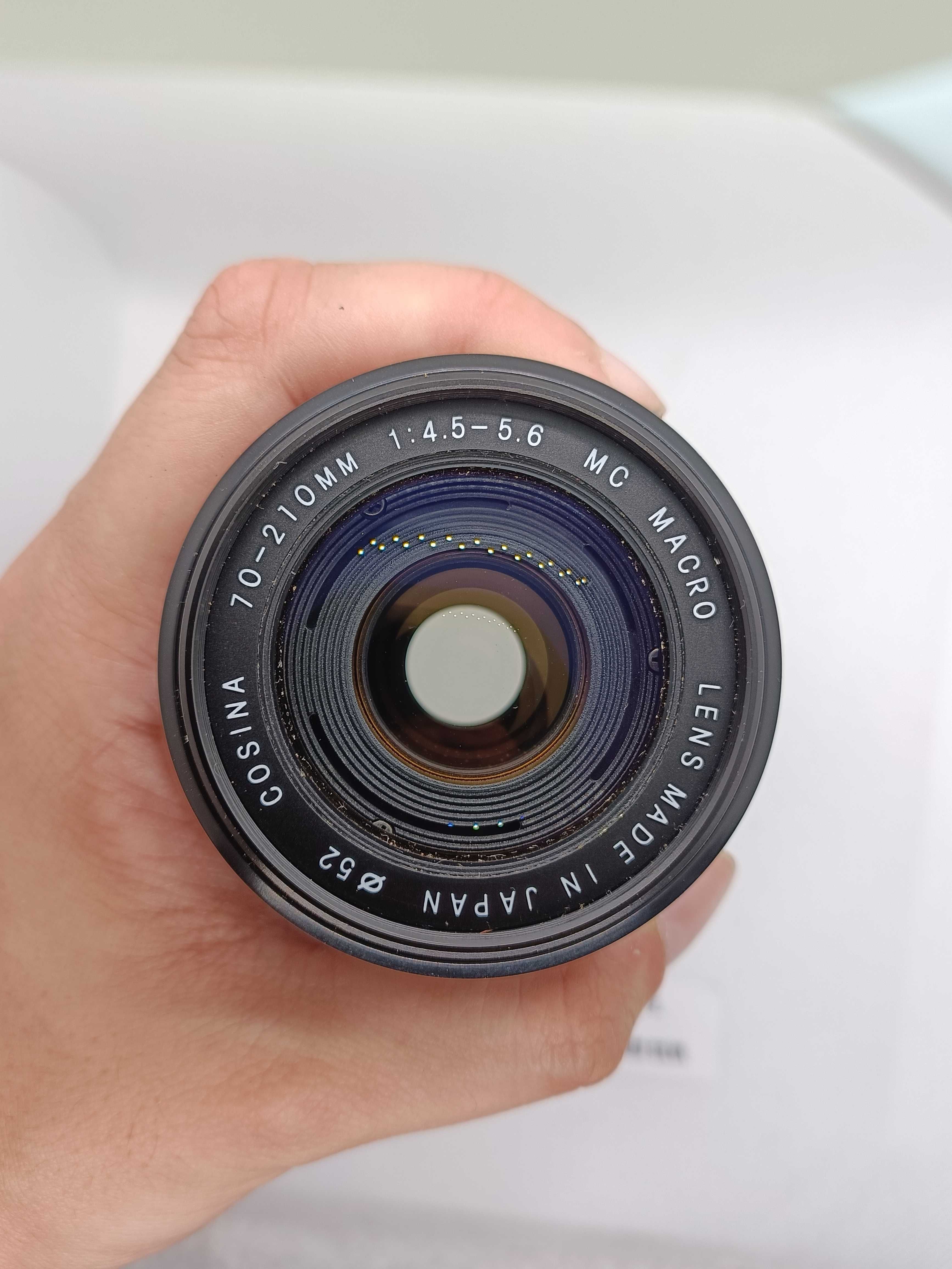 Canon T70 + Cosina 70-210mm f/4.5-5.6