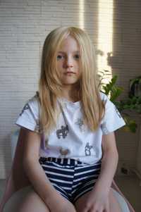 Naturalne blond włosy na dziewczynkę 3-7 lat - hairlab