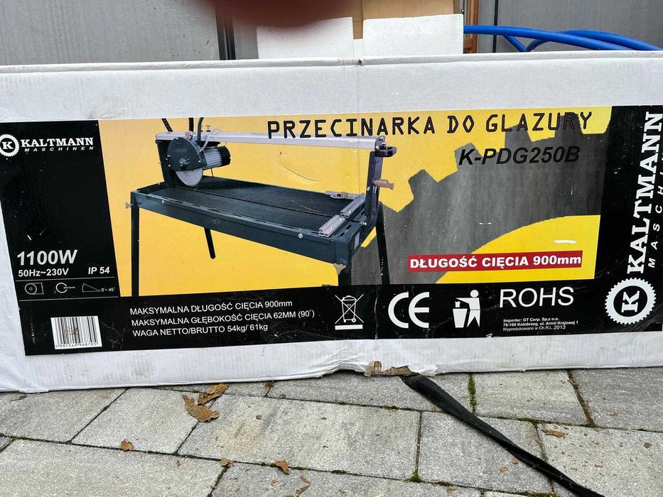 Przecinarka do glazury Kaltmann 1100W – tnie jak szef, 900 mm cięcia