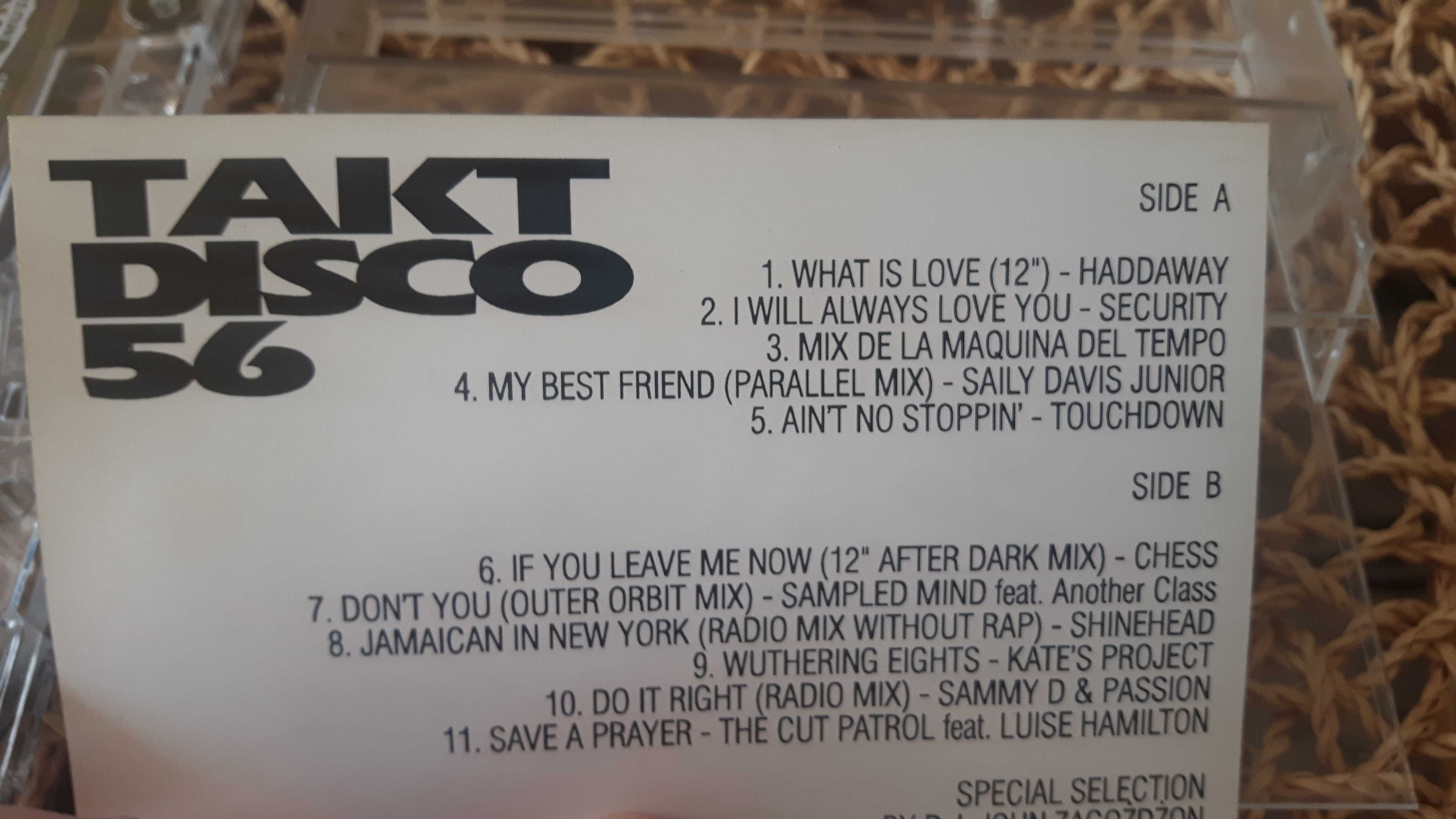 Takt Disco 56 - 1993 r. Kaseta Magnetofonowa - stan b.db. - z kolekcji