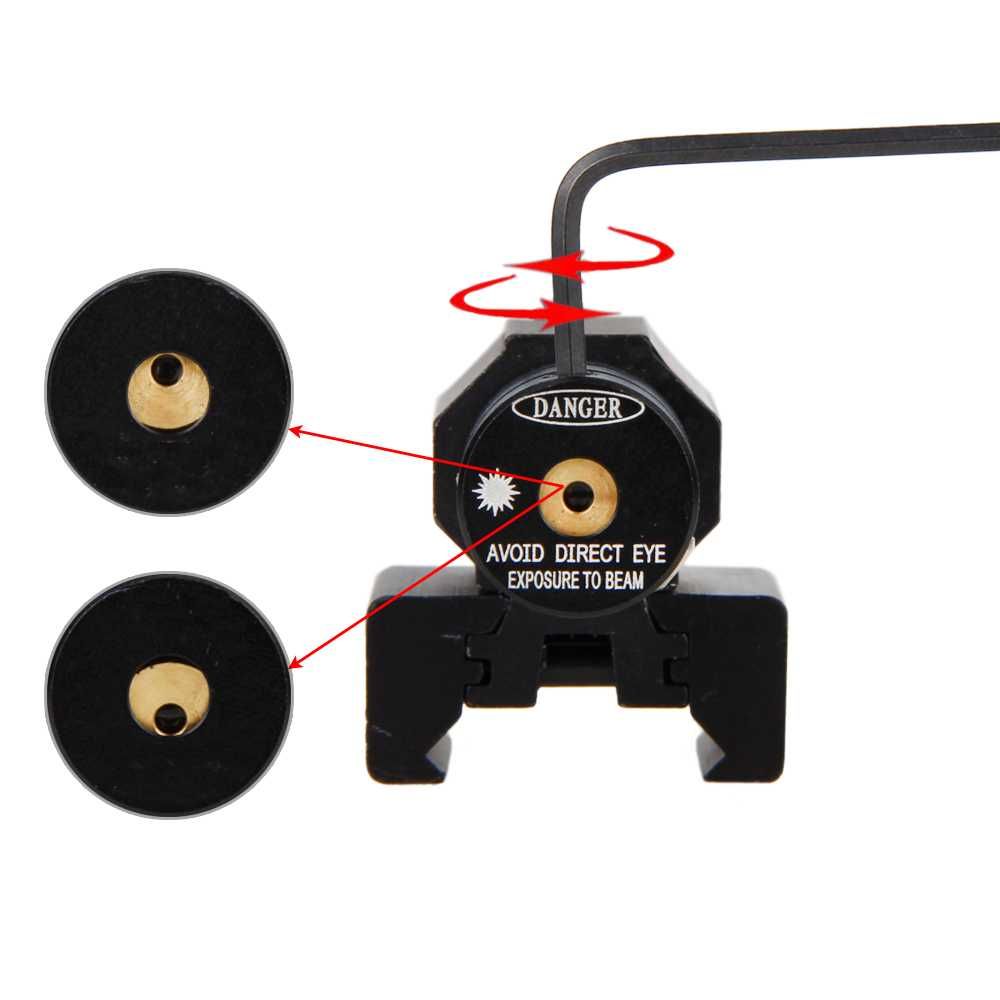 CELOWNIK LASEROWY laser czerwony RED DOT pod pistolet 22mm/11mm L11