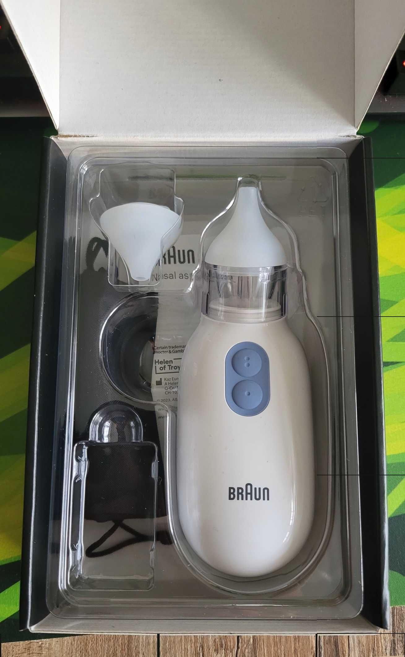 Braun - aspirator bezprzewodowy do nosa