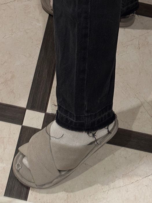 Прямі джинси графітні