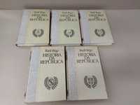 História da República, 5 volumes  Raul Rego - círculo de leitores