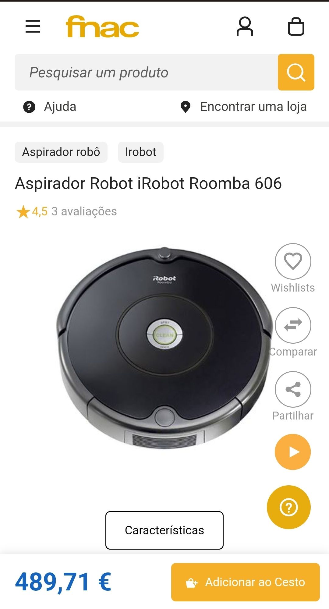 aspirador robot Roomba IRobot como novo
