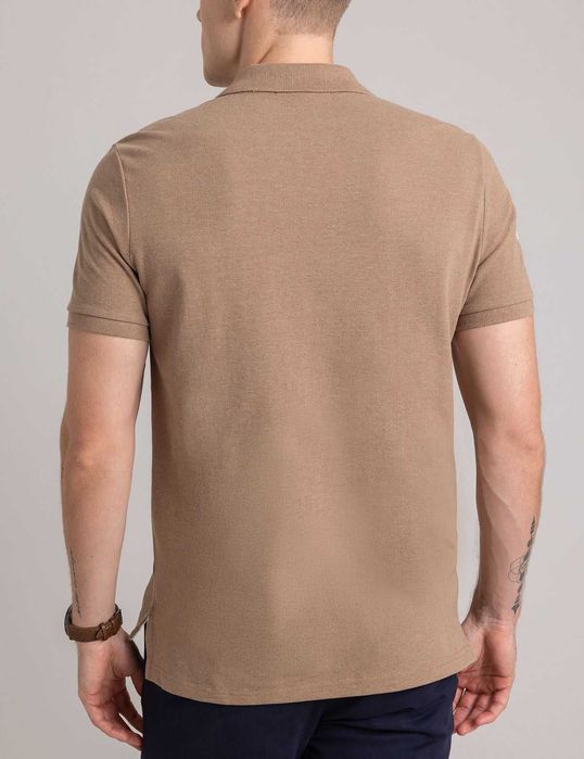 Поло U.S. Polo Assn. / темно-бежеве / розмір S / оригінал