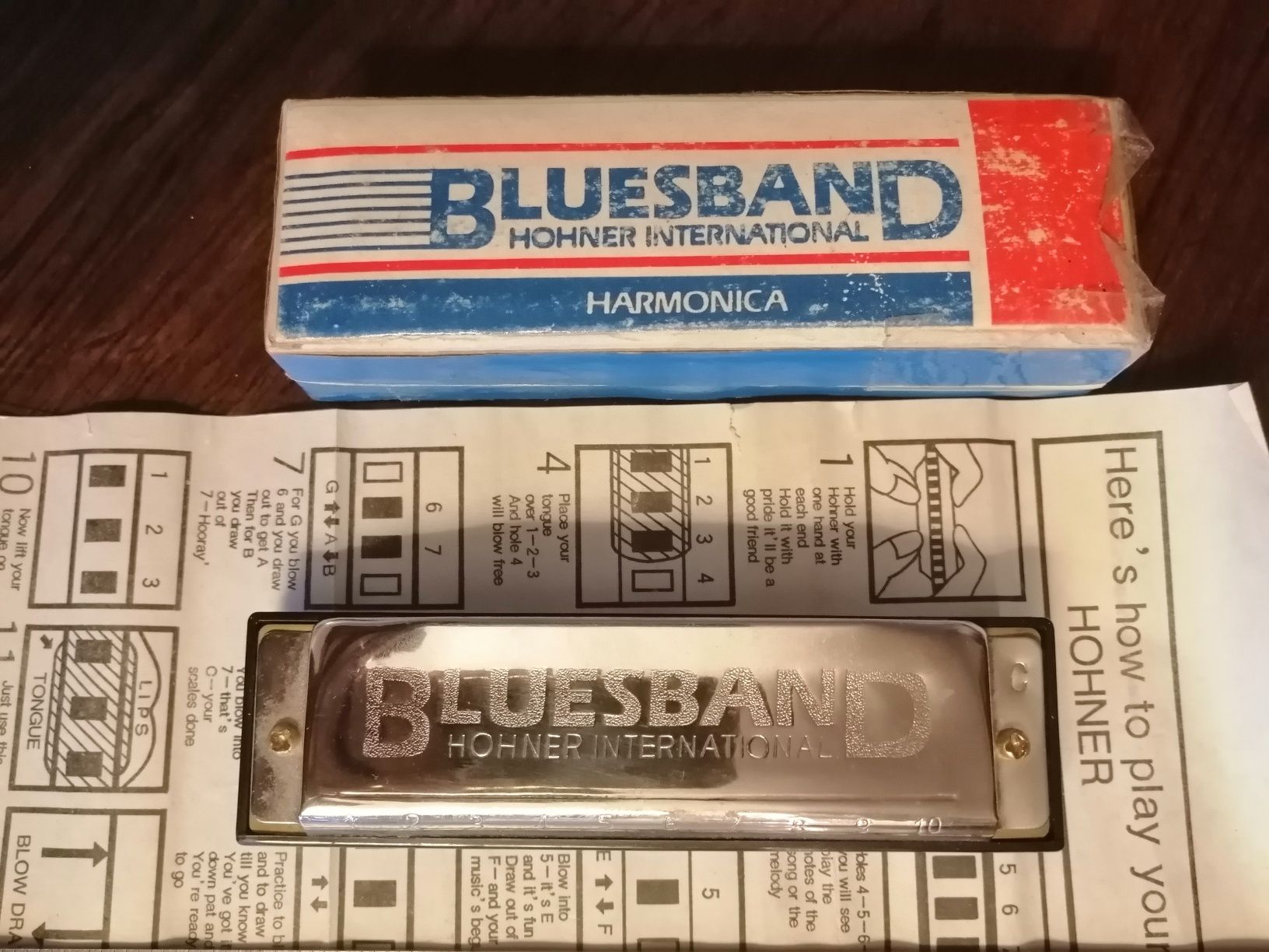 Harmonica vintage Hoehner Bluesband