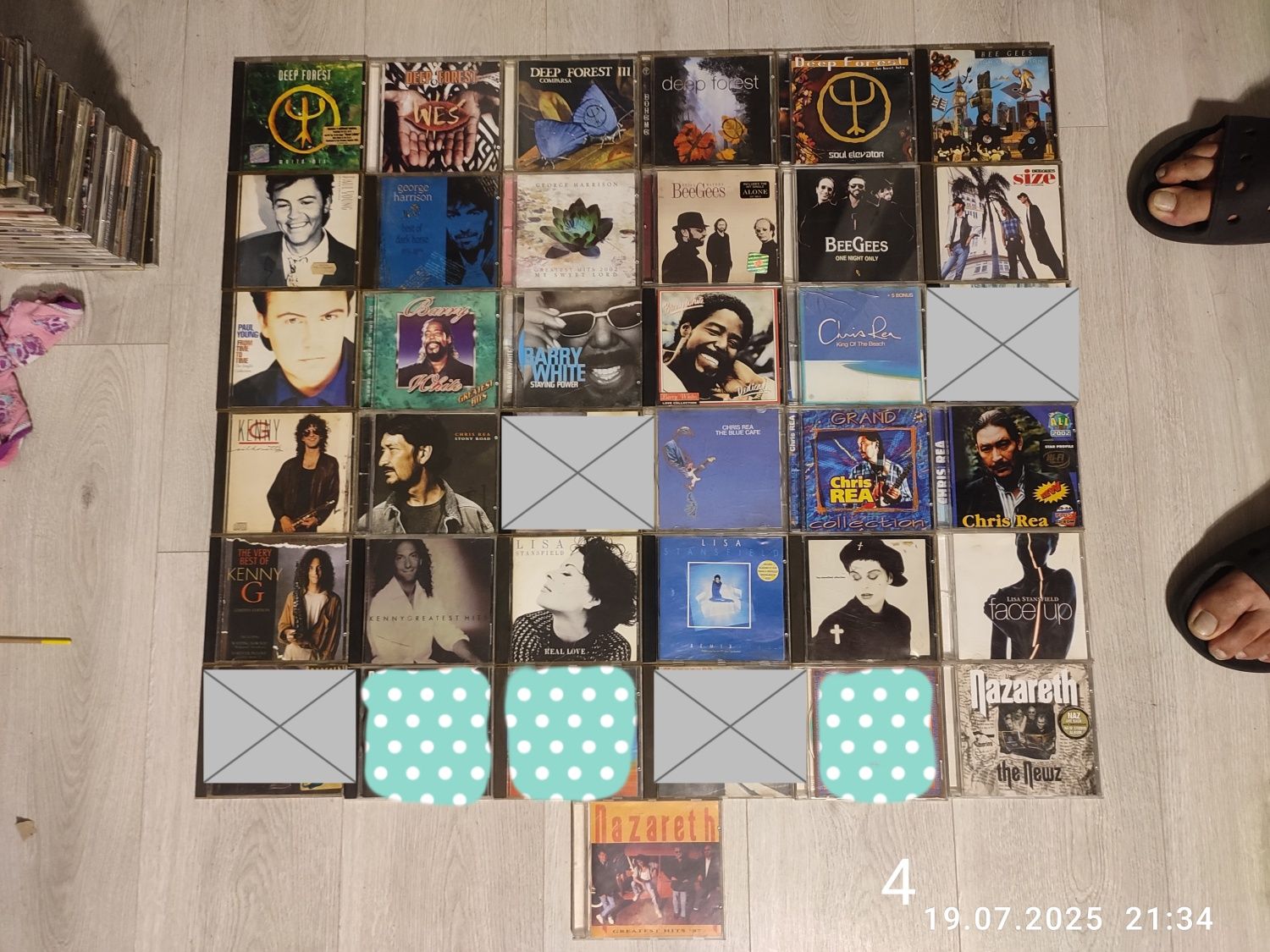 Płyty CD z muzyką z lat 90-tych, 80-tych na sztuki