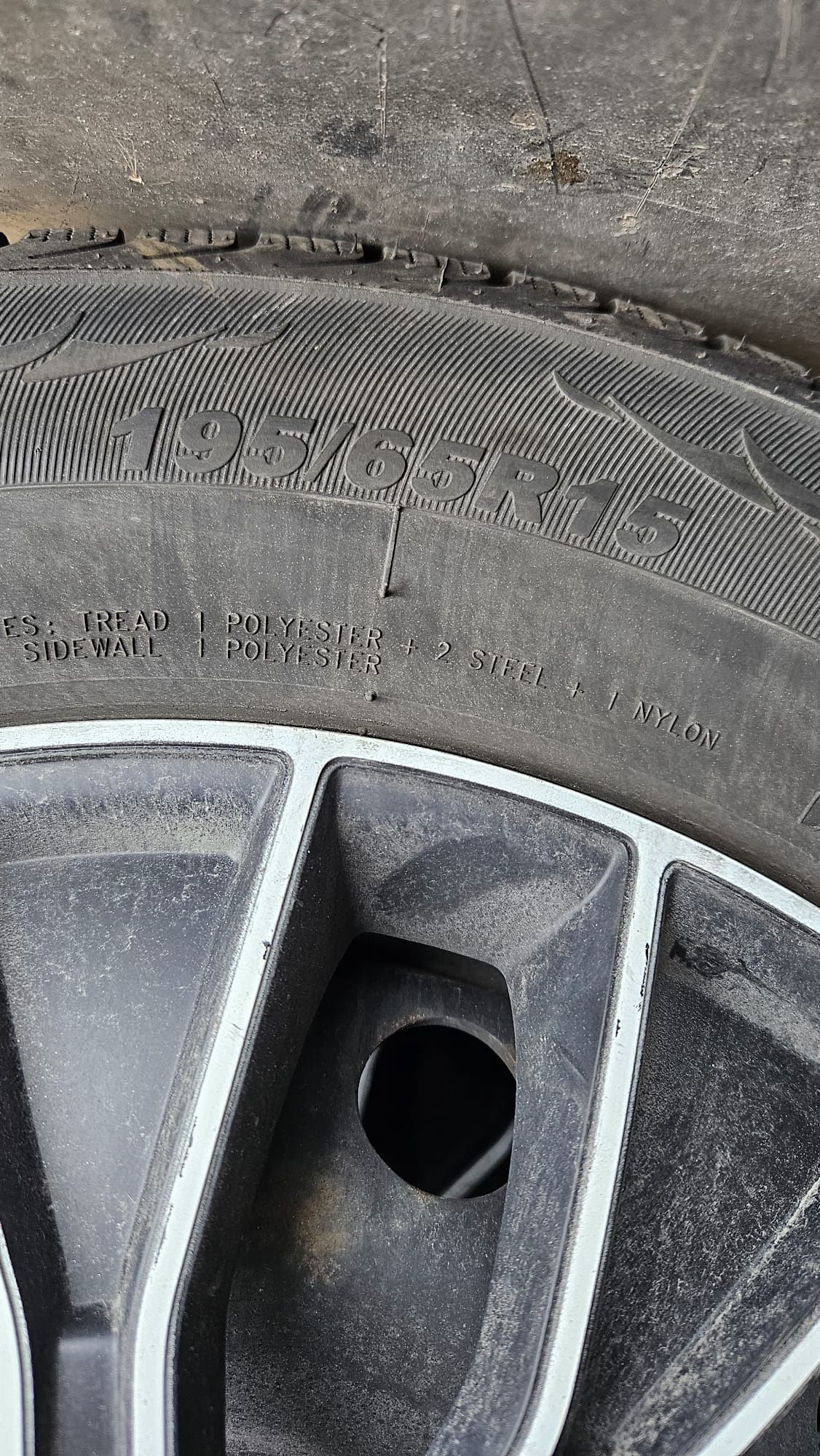 Felgi stalowe z oponami zima 195/65R15