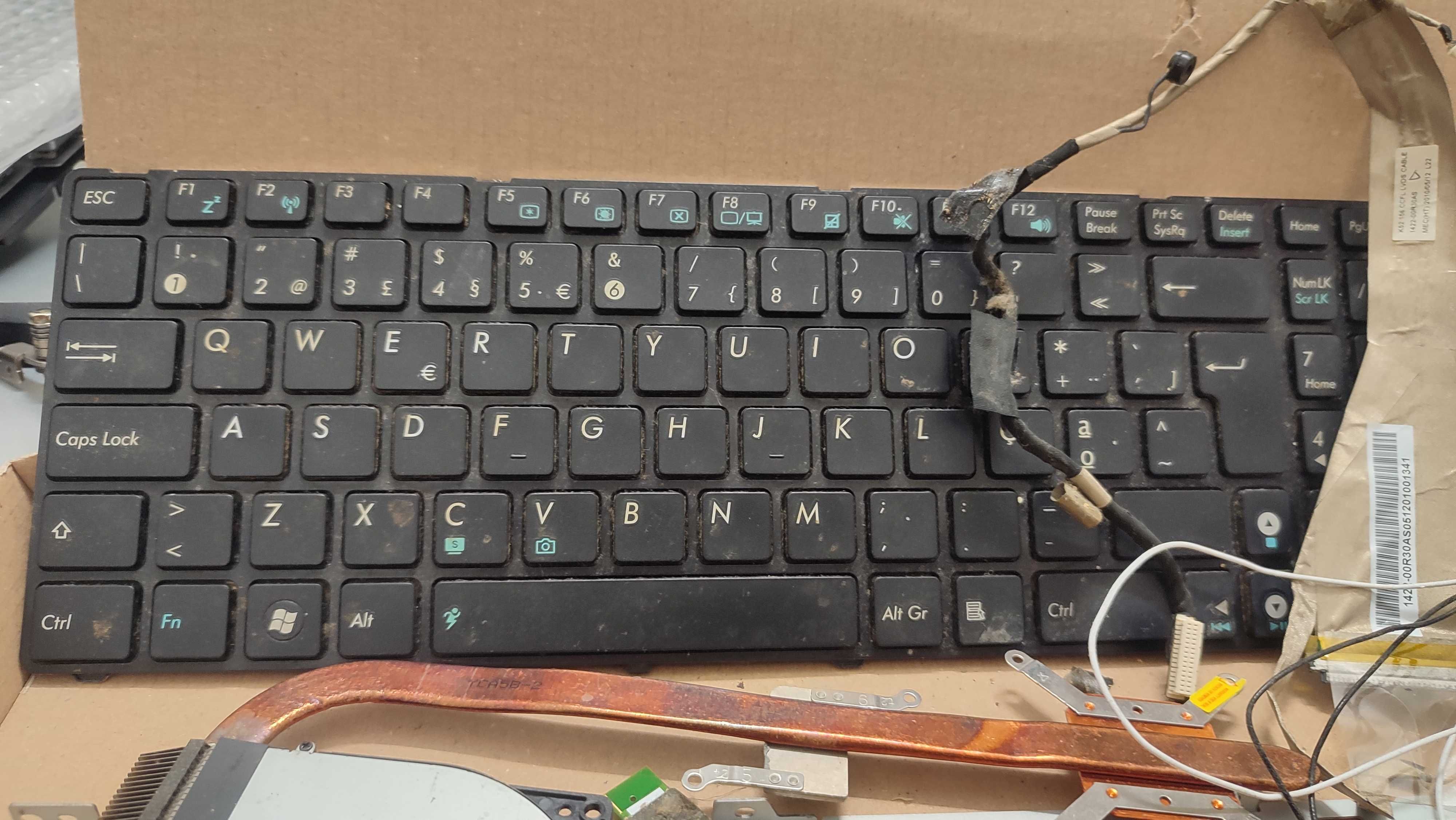 asus k52jr - peças