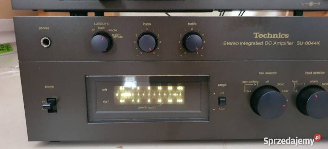 Technics magnetofon RS-M17 wzmacniacz SU 8044