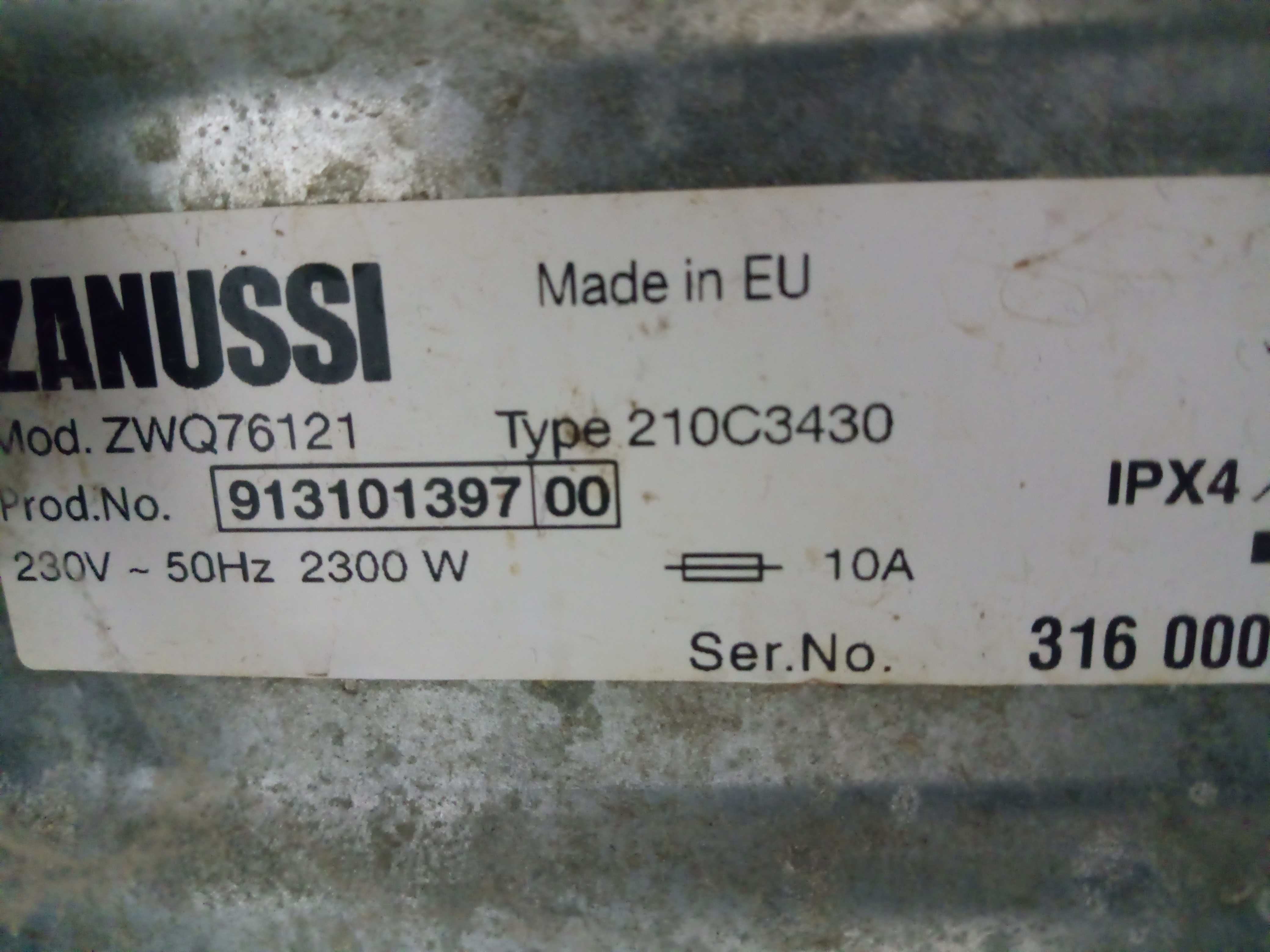 koło pasowe Zanussi ZWQ76121