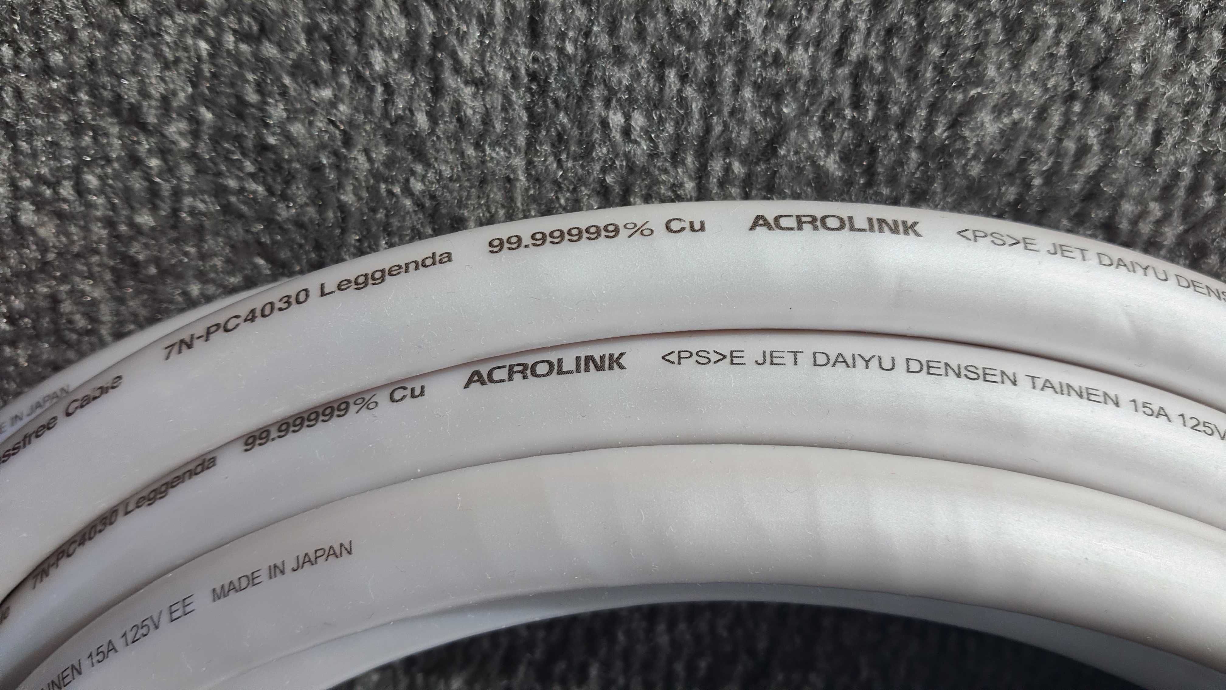 Kabel zasilający Acrolink 7N-P4030 Leggenda CB 5m