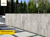 Palisada MINIMAL nowoczesna 98cm obrzeże KOST-BET betonowa
