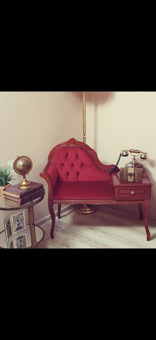 Telefoniera, ławeczka, siedzisko