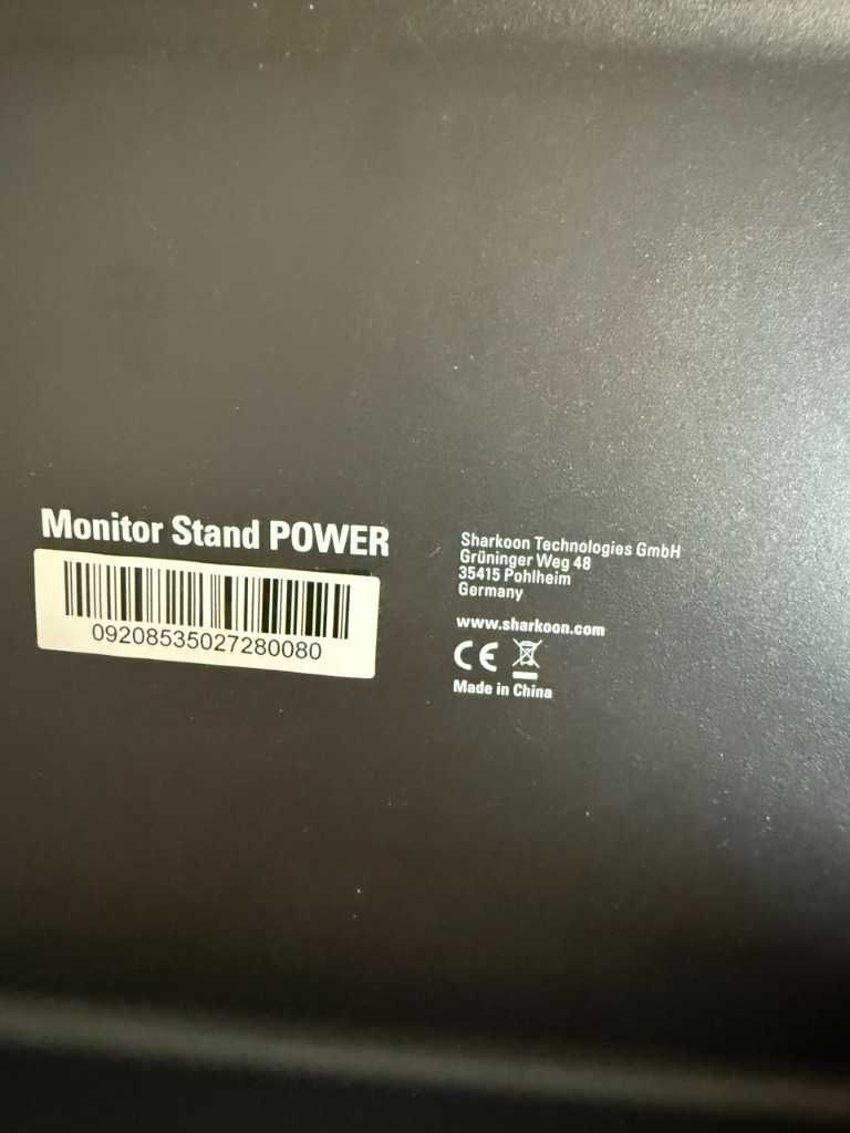 Sharkoon Podstawka pod monitor Power czarny