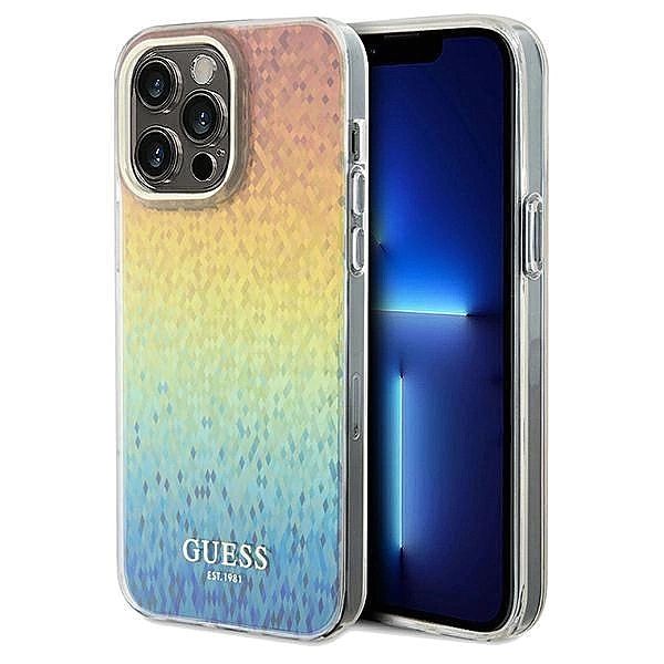 Etui Guess IML Faceted Mirror Disco Iridescent na iPhone 13 Pro Max -