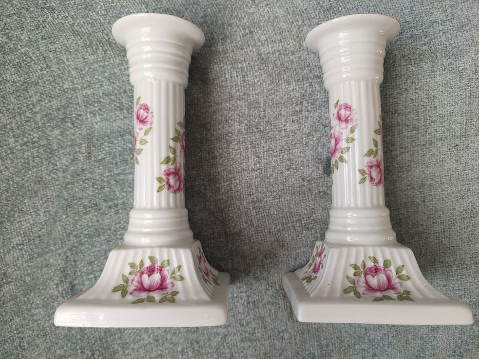 Świeczniki z porcelany
