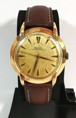 Złoty męski zegarek DOXA 14K 585