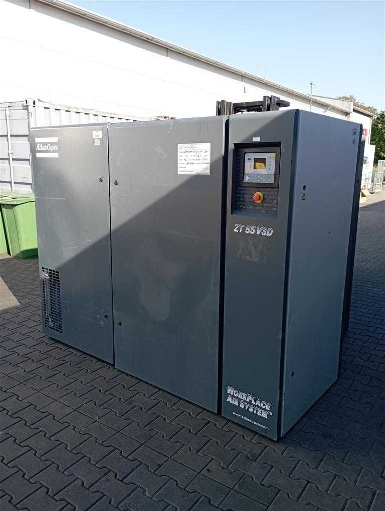 Sprężarka śrubowa, kompresor Atlas Copco ZT 55VSD,55KW,S014111