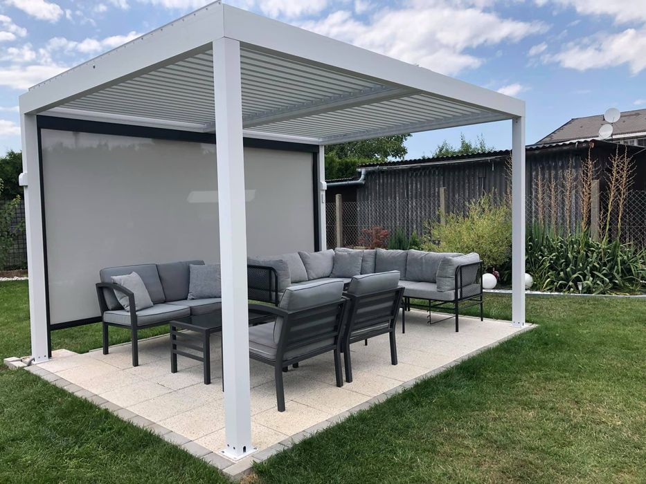 Pergola aluminiowa 4x3m biała
