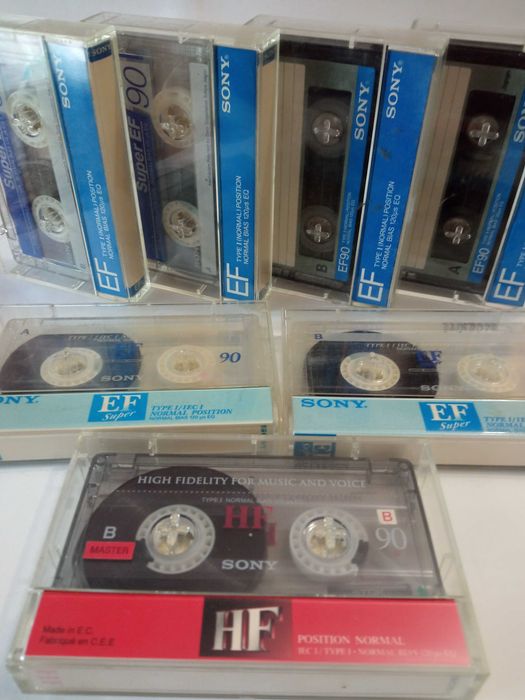 Аудиокассеты Sony б/у одним лотом