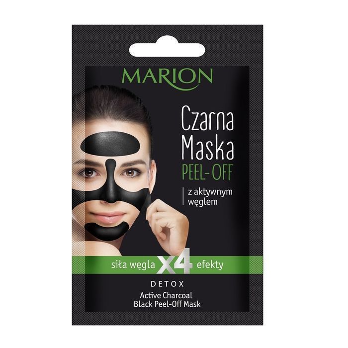 Marion Detox Peel-Off Mask Czarna Maska Z Aktywnym Węglem 6G (P1)