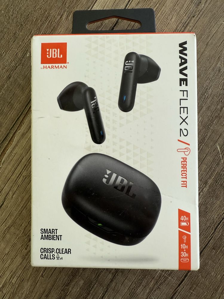 Nowe słuchawki JBL Wave Flex 2 czarne