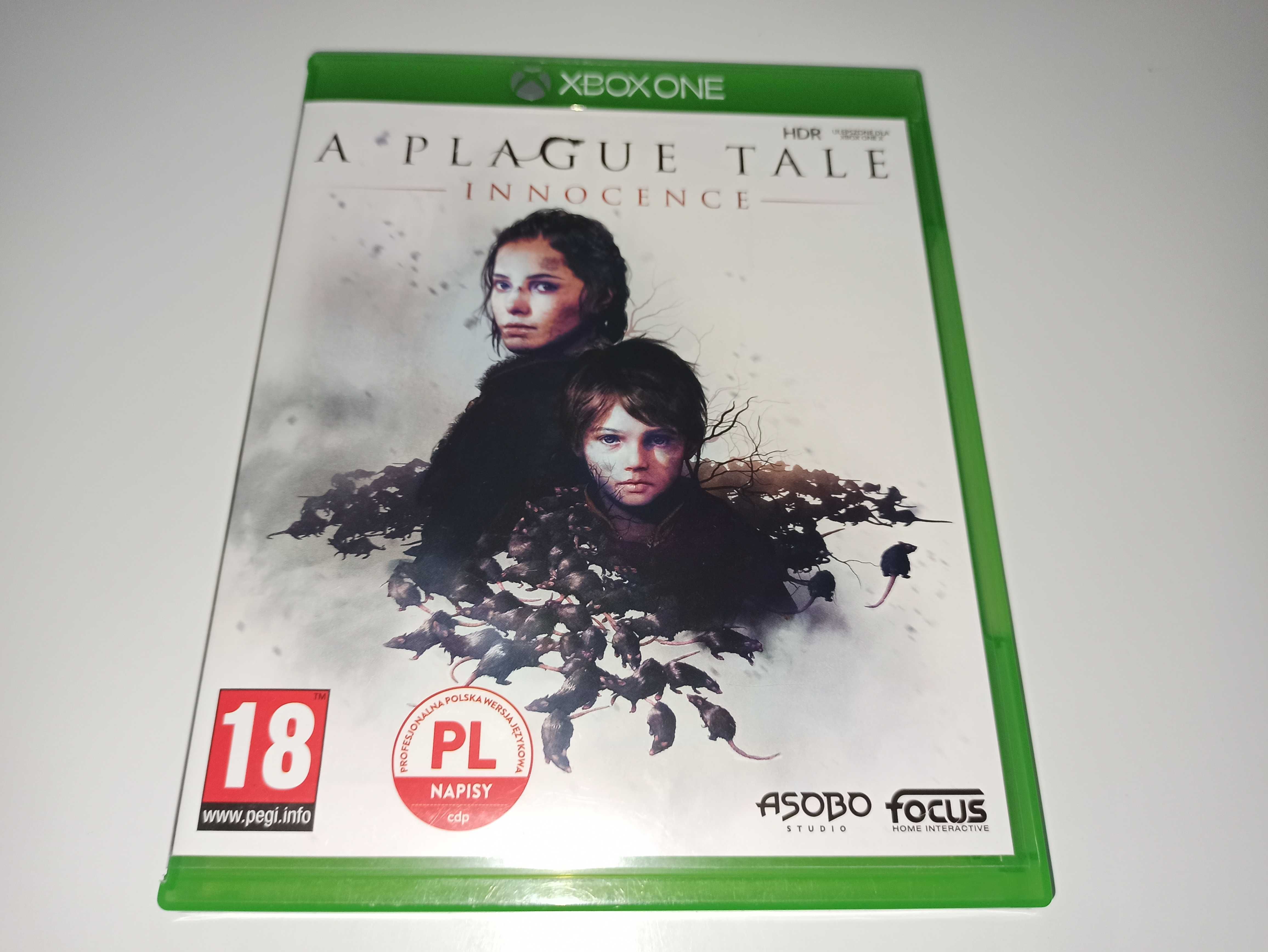 xbox one A PLAGUE TALE: INNOCENCE po polsku ,polska okładka, zadbana