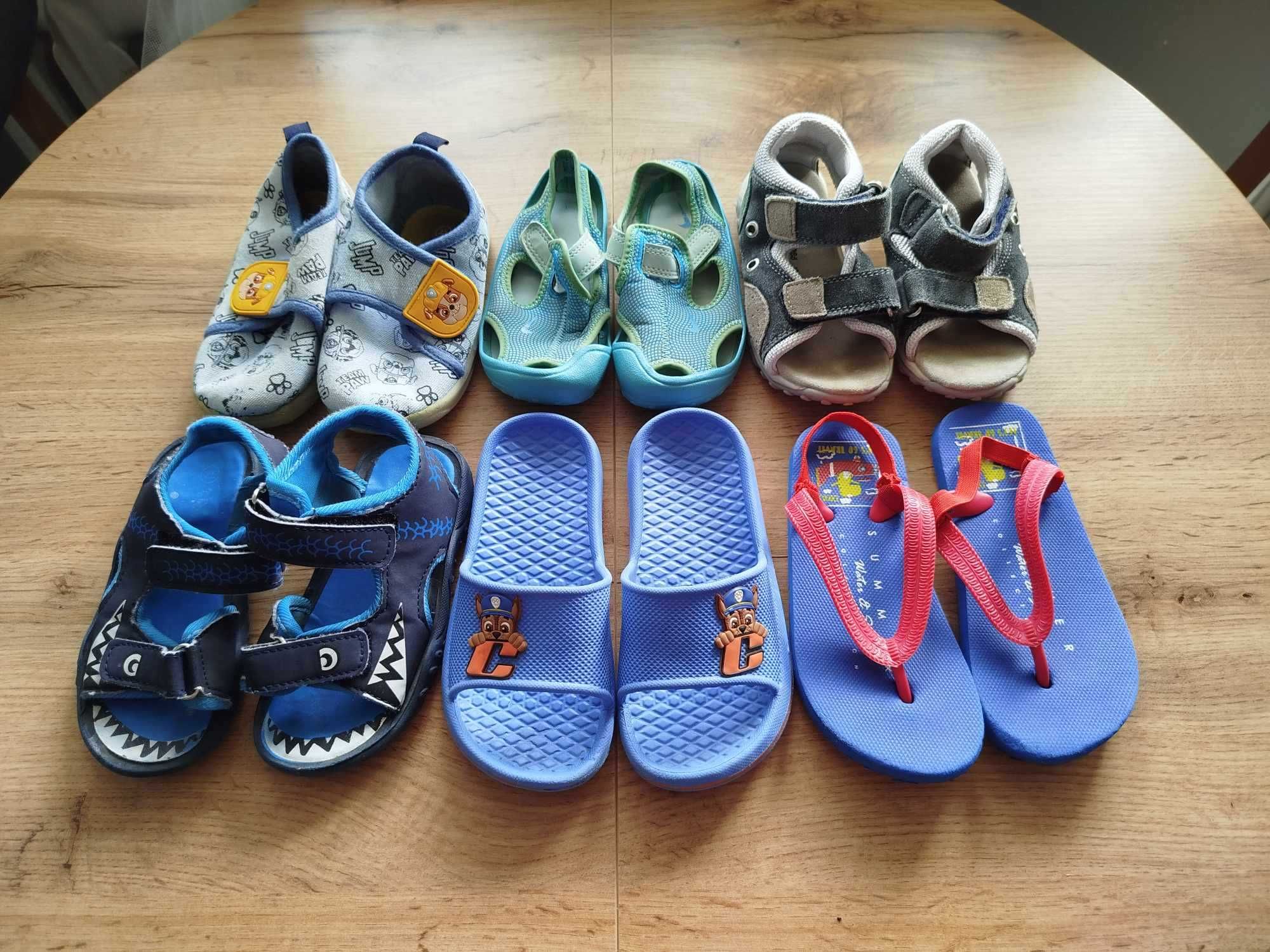 6 x buty chłopięce 25