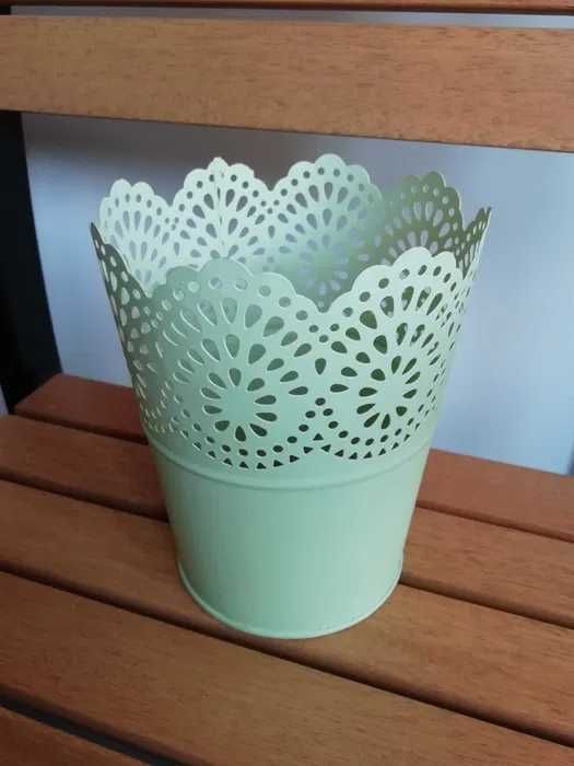 Cachepot / Vaso Rendilhado Verde