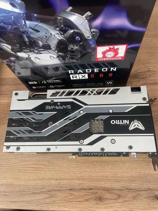 Відеокарта sapphire nitro+ rx 580 4gb