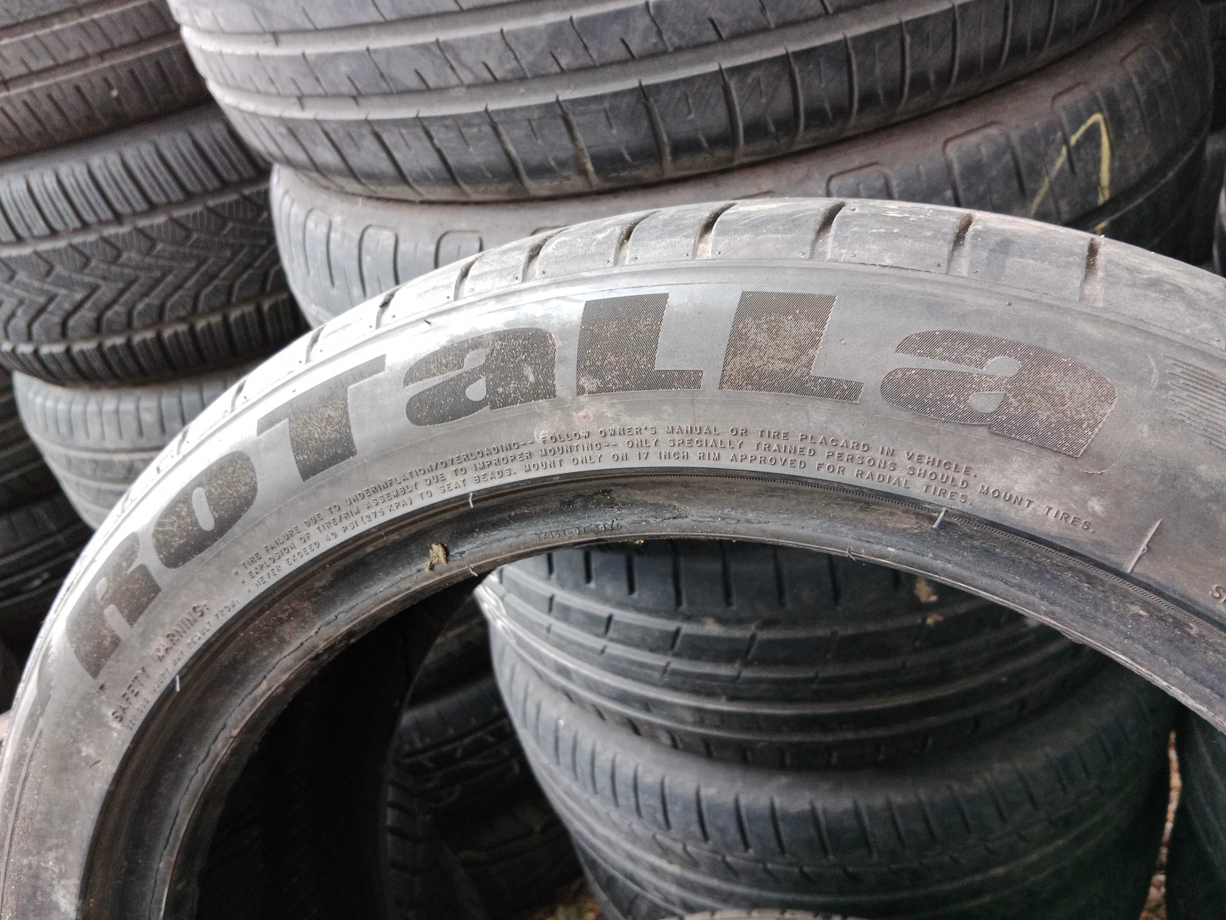 Opona używana 205/50R17 Rotalla Setula S Race RU01 1szt.