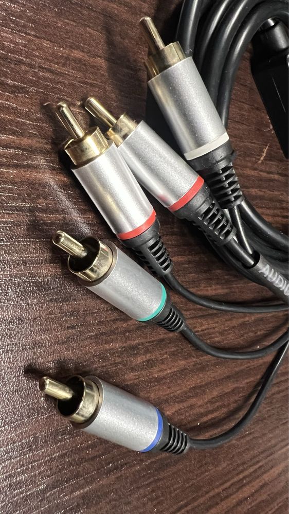 Kabel iphone audio/video rca chinch/jack lightning