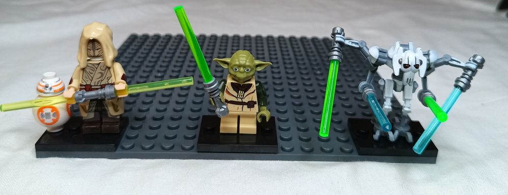 Фигурки Лего Star Wars, Грогу, Дарт Вейдер, Дарт Мол, Гривус, Йода.