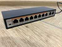 PoE Switch 104w 8F+2F мережевий комутатор для відеонагляду