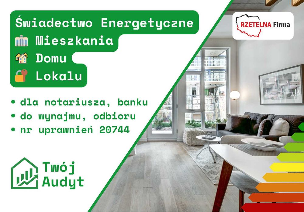 Świadectwo / Certyfikat Charakterystyki Energetycznej w 24h