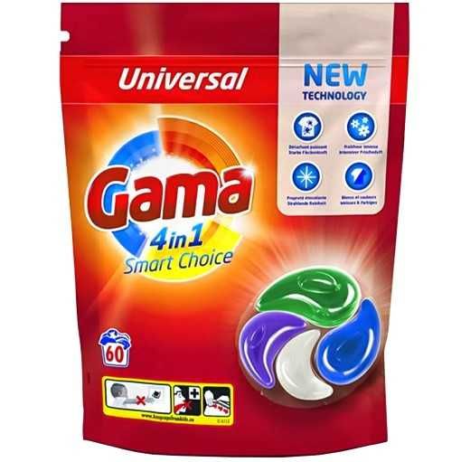 Gama kapsułki do prania niemieckie universal 60 szt.