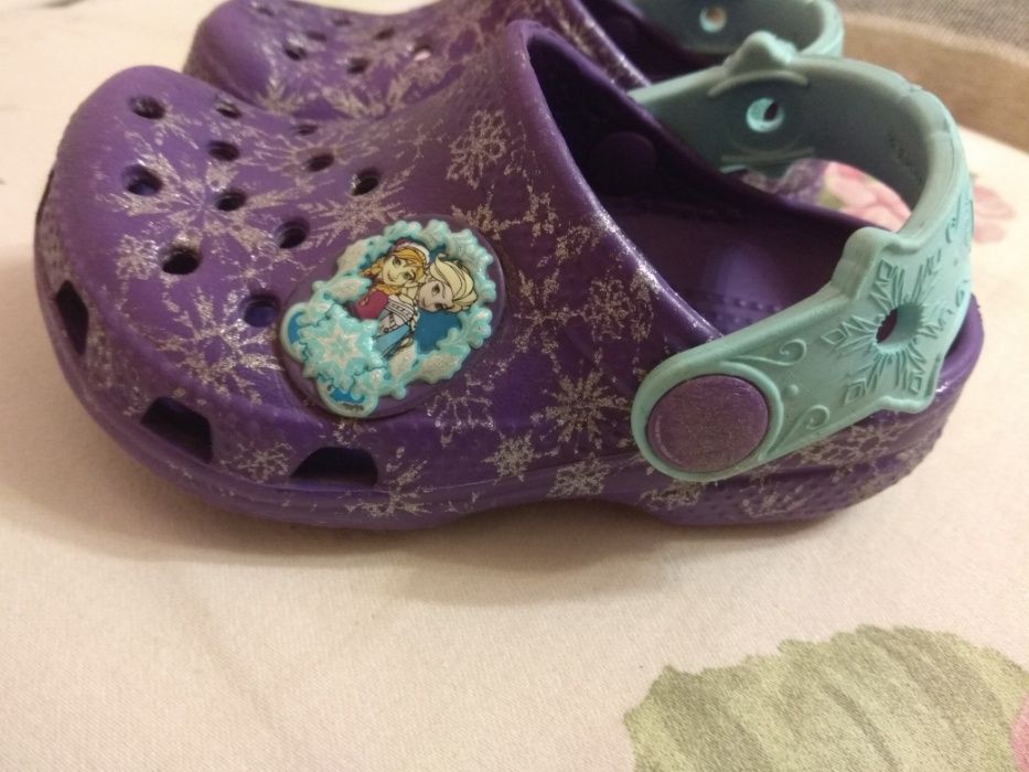 Кроксы Crocs Frozen холодное сердце 22 размер