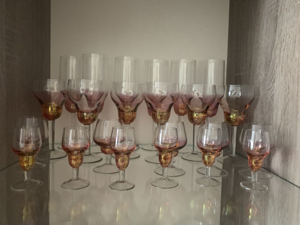 Zestaw Horbowy komplet kieliszków do szampana , wina, koniaku ,wódki
