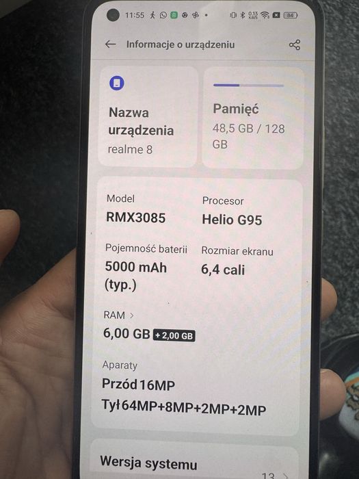 Smartfon Realme 8 RMX3085 6GB/128GB