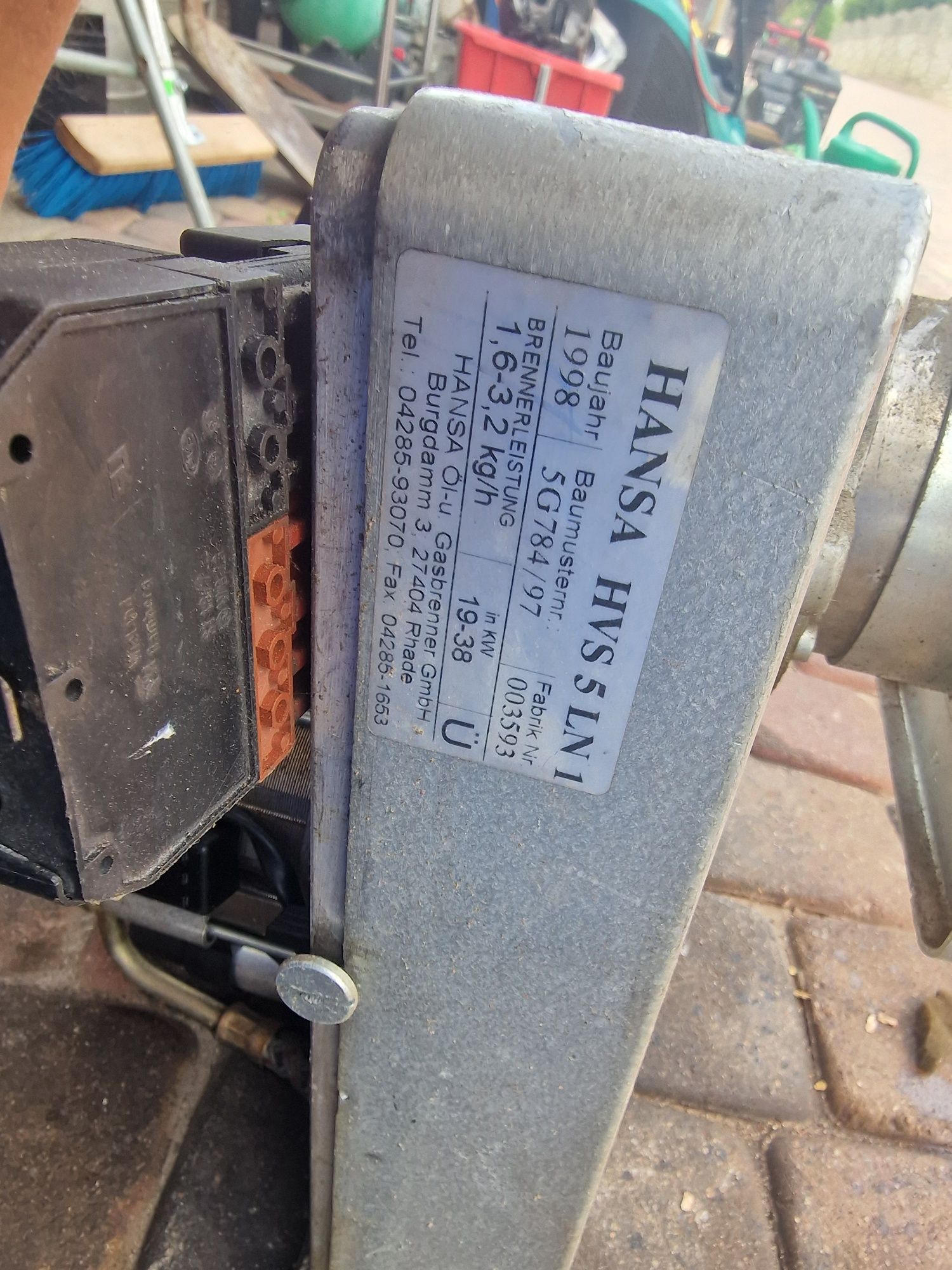 Palnik olejowy Hans 38kw