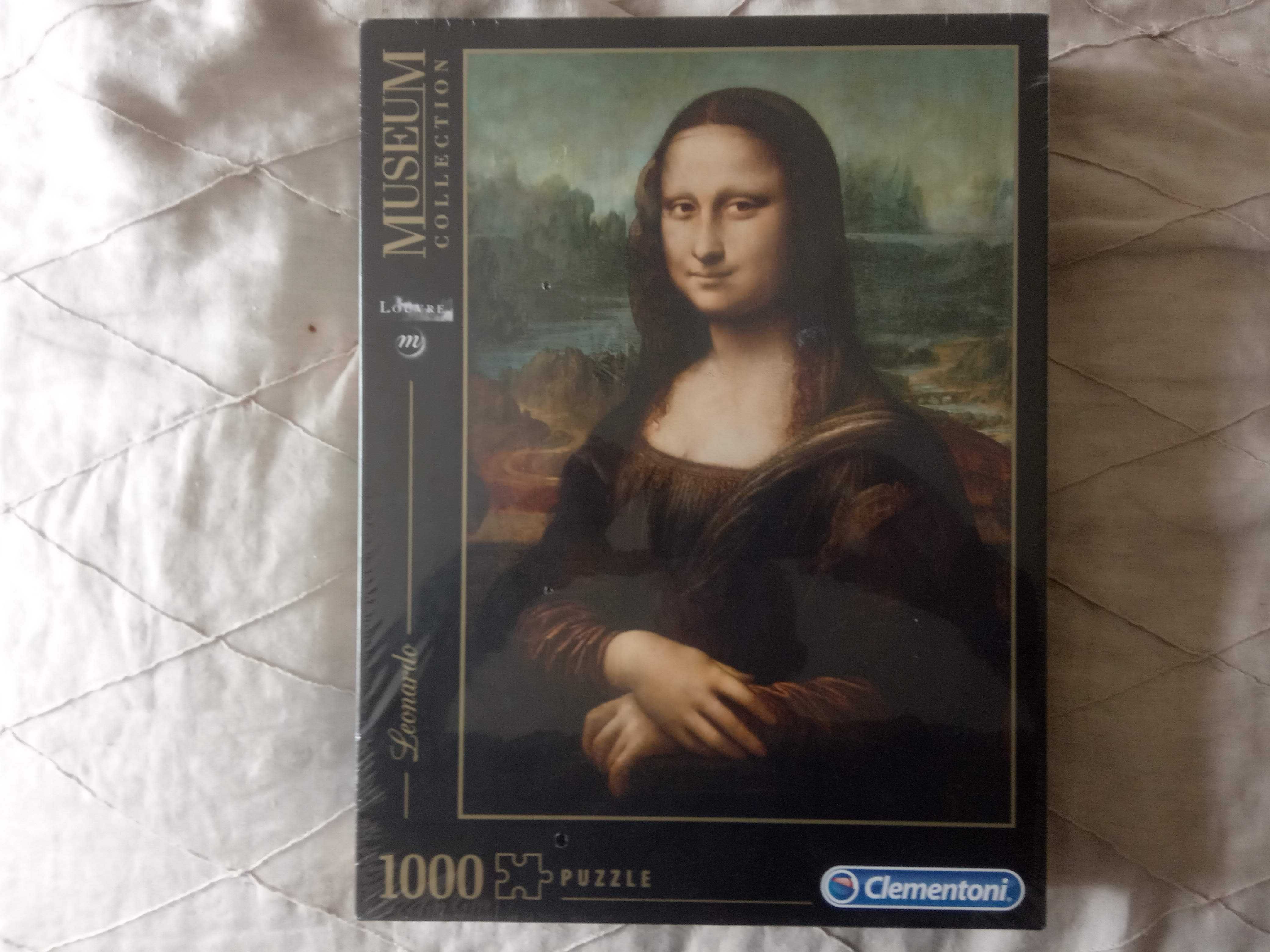 Puzzle-Mona Lisa-Clementoni-1000 Peças